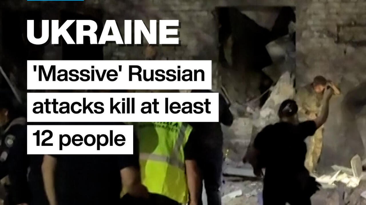 Severe Russian Missile and Drone Strikes Target Kyiv