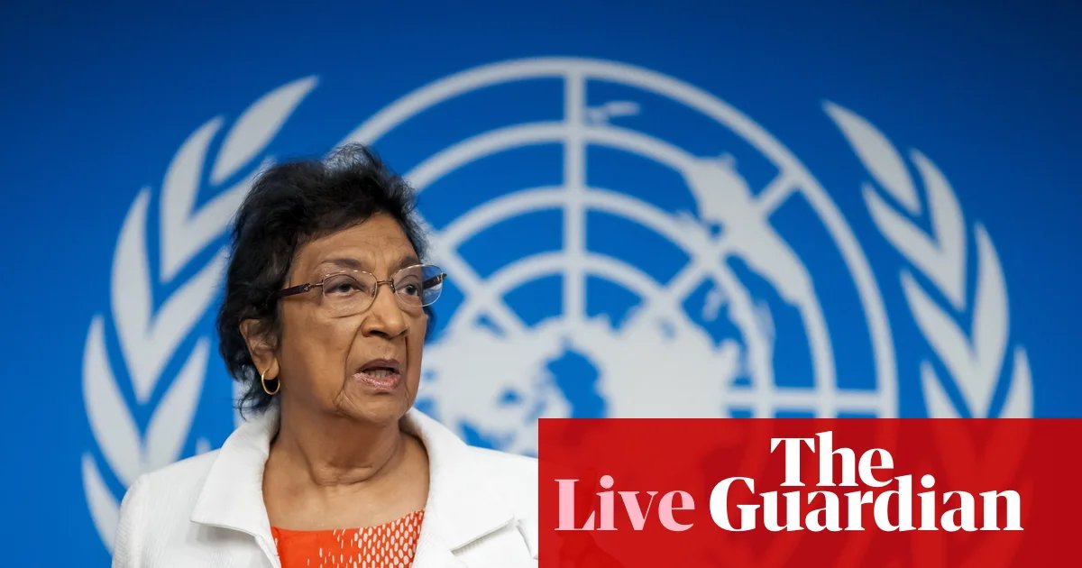 Israel Criticizes Nobel Peace Prize Granted to ICJ Judge Navi Pillay - Live Updates