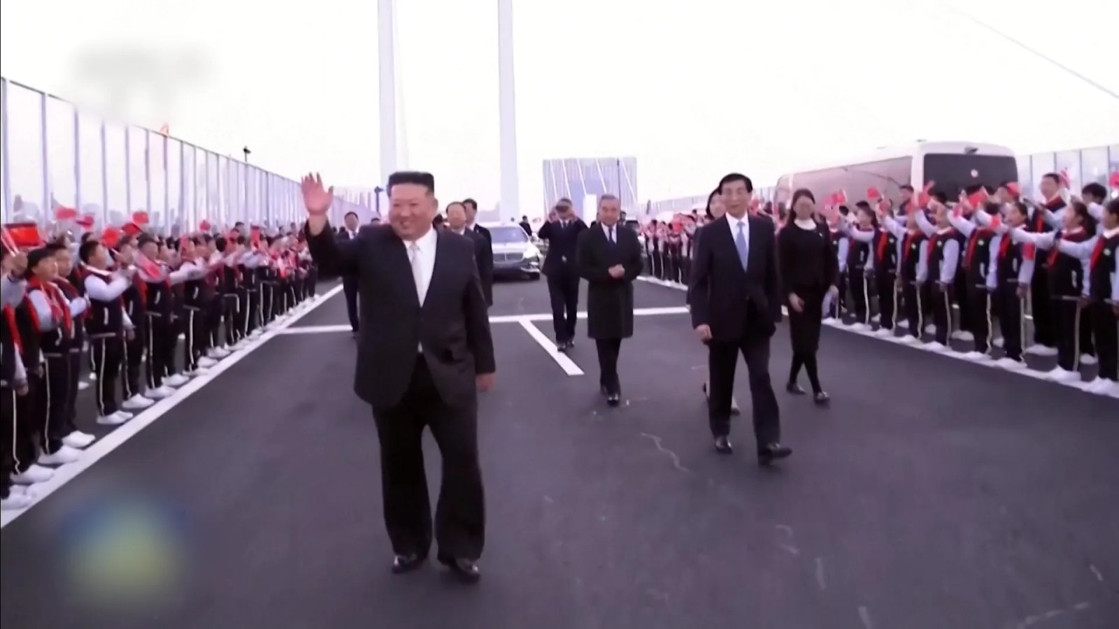 Kim Jong Un Inaugurates New Bridge Connecting North Korea and China